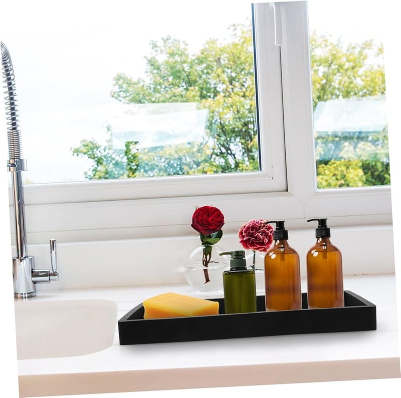 Silicone Vanity Tray Organizer For Bathroom Countertop Easy To Clean - Image 3